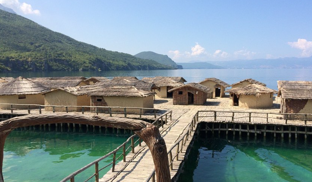 Bay of Bones museum on water