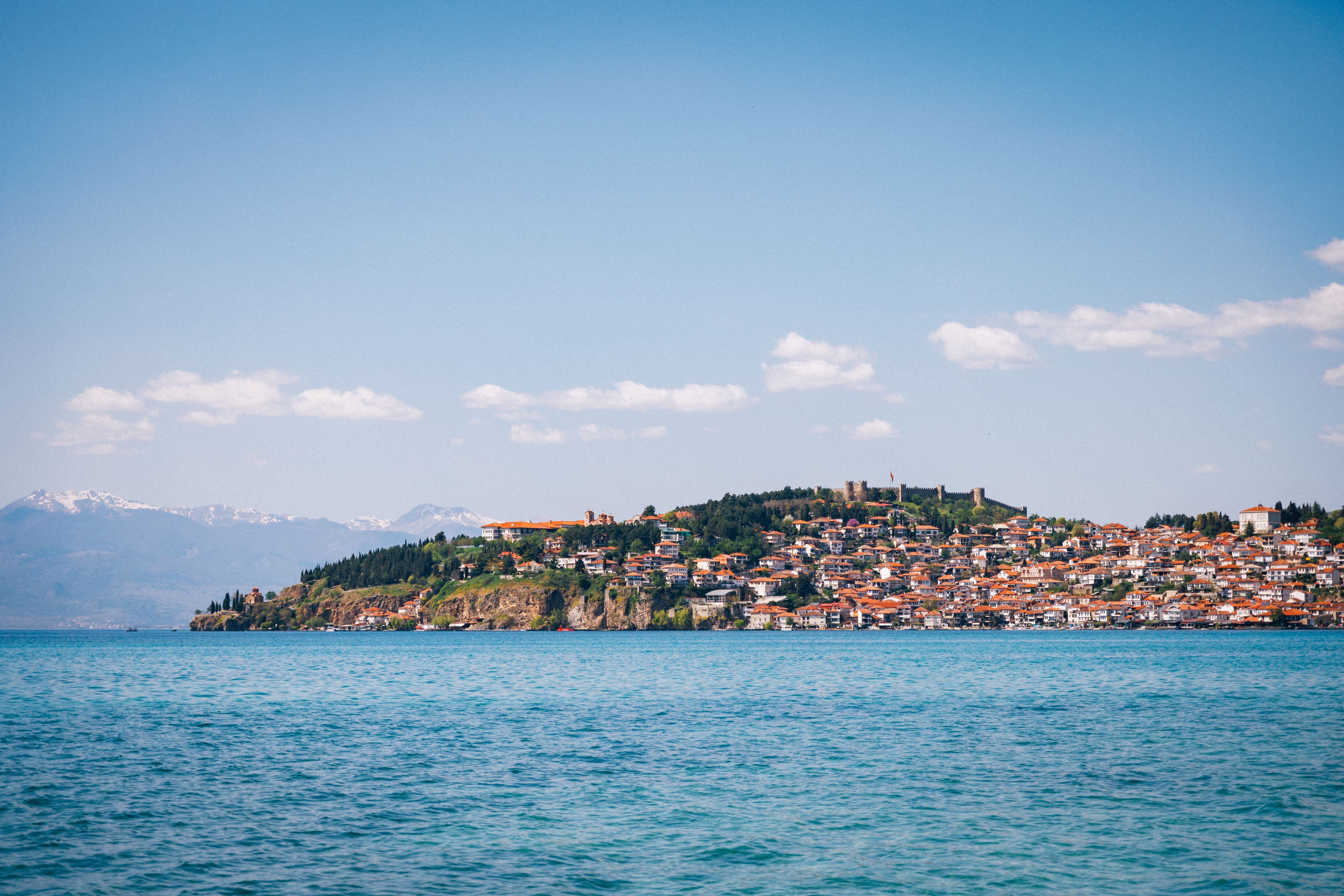 Lake Ohrid at golden hour